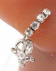 Diamond Hoop Nose Ring